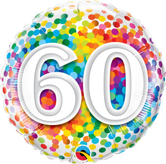 Happy 60th Birthday Confetti