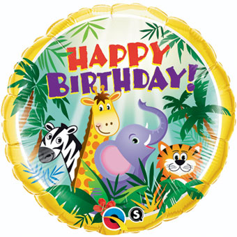 Happy Birthday - Jungle friends