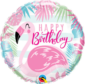 Happy Birthday - Flamingo