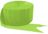 Paper crepe streamers