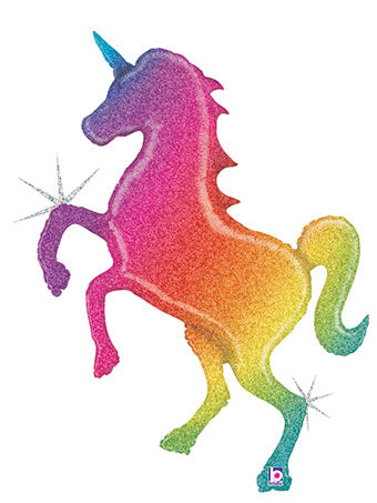 Glitter Rainbow Unicorn - Large
