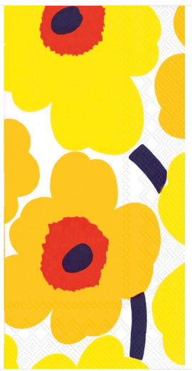 Guest towels - Marimekko Unikko yellow