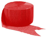 Paper crepe streamers