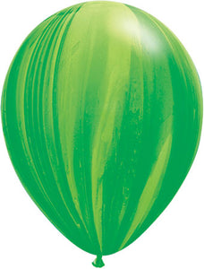 Green Kiwi Marble- Latex balloon
