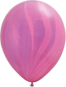 Pink Violet Marble- Latex balloon